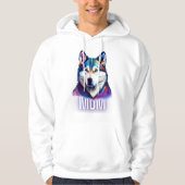 Husky Personalized Wolf Sweatshirt パーカ (正面)