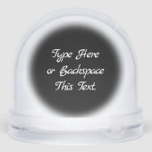 Husky Snowglobe Husky Puppy Customize Snowglobe (裏面)