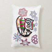 Husky winter  アクセントクッション (裏面(縦))