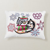 Husky winter  アクセントクッション (裏面)