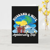 Husnd And Wife Anniversary Trip Ukraine  カード (黄色い花)