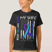 Husnd In Memory Of Wife Suicide Awareness Preventi Tシャツ (正面)