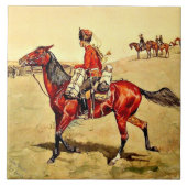 Hussar Russian Guard Corps, Remington painting タイル (正面)