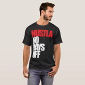 Hustla休日無し Tシャツ (正面フル)