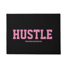 HUSTLE起業家名言 フロアマット