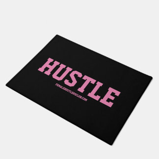 HUSTLE起業家名言 フロアマット ドアマット