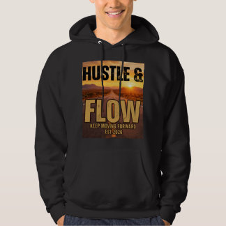 Hustle and Flow Minimal Streetwear Hoodie – Unisex パーカ