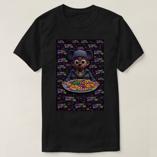 Hustle Force 88 セレブTシャツ Tシャツ (デザイン正面)