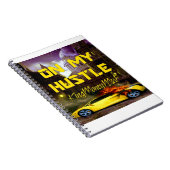 HUSTLE HARD ロゴ スパイラルノート ノートブック (右側)