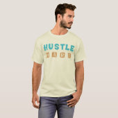 Hustle Hard Motivational Typography T-Shirt Design Tシャツ (正面フル)