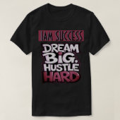 HUSTLE HARD Tシャツ (デザイン正面)