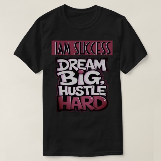 HUSTLE HARD Tシャツ (デザイン正面)