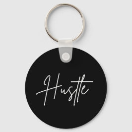 Hustle Keychain – Modern Minimal Design キーホルダー