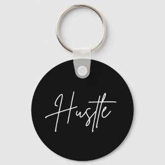 Hustle Keychain – Modern Minimal Design キーホルダー