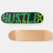 HUSTLE KING 8.25" スケートボードデッキ (横)