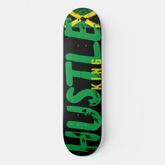 HUSTLE KING 8.25" スケートボードデッキ (正面)