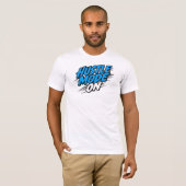 "Hustle Mode On" Motivational Quote Tシャツ (正面フル)