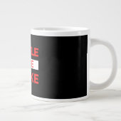 Hustle Or Be Broke ジャンボコーヒーマグカップ (右)