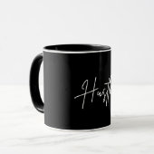 Hustle Quote Coffee Mug マグカップ (正面左)
