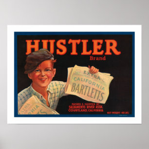 Hustler Brand Barletts ポスター
