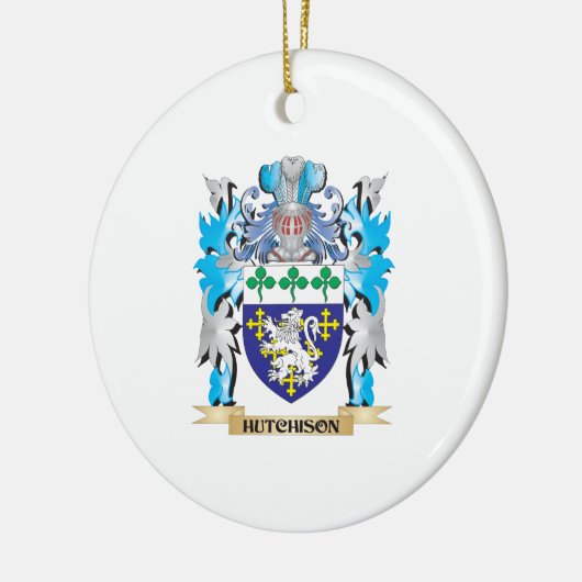 Hutchisonの紋章付き外衣-家紋 セラミックオーナメント (左)