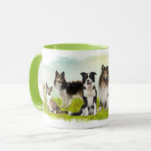 Hütehunde - Collie, Bobtail und Co. マグカップ (正面左)
