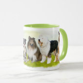 Hütehunde - Collie, Bobtail und Co. マグカップ (正面右)