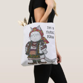 Hutsul Kitsaの子猫猫のウクライナの民芸 トートバッグ (クローズアップ)