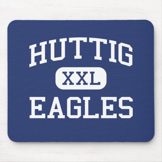 Huttig -イーグルス-高等学校- Huttigアーカンソー マウスパッド (正面)