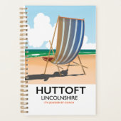 Huttoft海岸の旅行ポスター プランナー手帳 (正面)