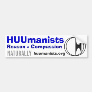HUUmanists バンパーステッカー