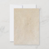 Huxley モダン RSVPカード (裏面)