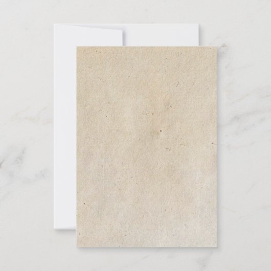 Huxley モダン RSVPカード (裏面)