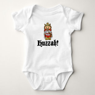 HUZZAH! アーサー王のベビーのボディスーツのTシャツ ベビーボディスーツ