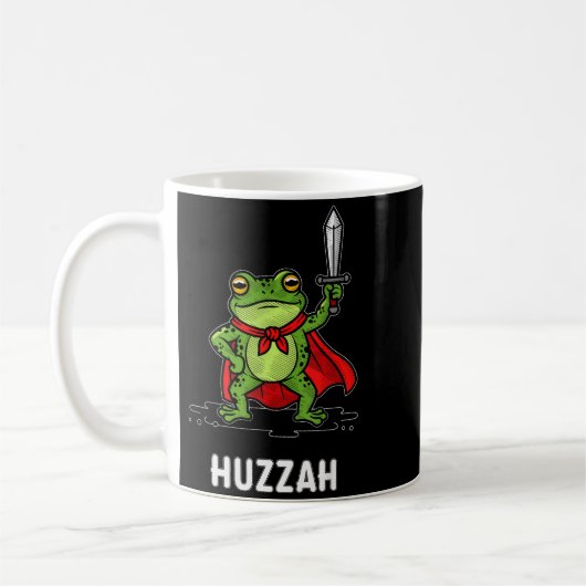 Huzzah Frog  コーヒーマグカップ (左)