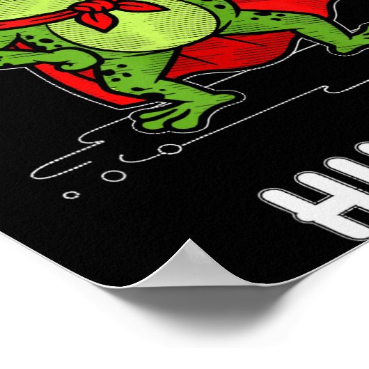 Huzzah Frog  ポスター (角)