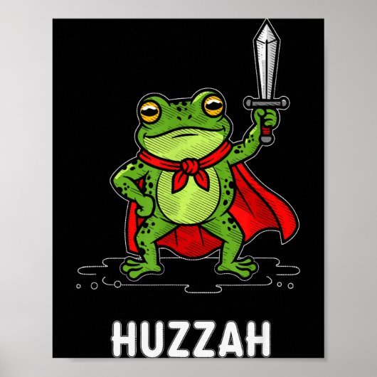 Huzzah Frog  ポスター (正面)