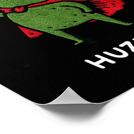 Huzzah Frog Knight Funny Sword Meme Quote ポスター (角)