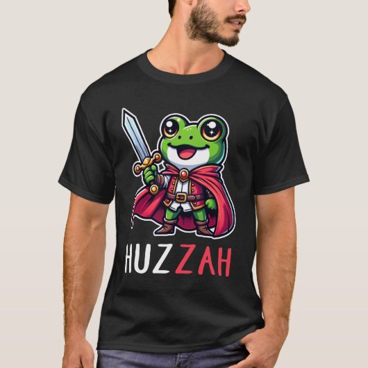 Huzzah Frog Tシャツ (正面)