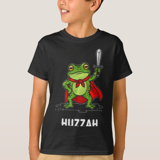 Huzzah Frog  Tシャツ (正面)