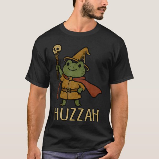 Huzzah Frog Wizard Tシャツ (正面)