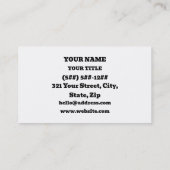 Huzzah! {Medieval Typography} 名刺 (裏面)