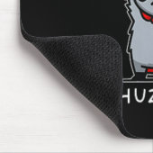 Huzzah Raccoon Knight Funny Sword Meme Quote  マウスパッド (コーナー)