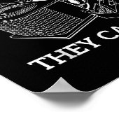 Hvacおもしろいは女性が熱くなると私を呼ぶ ポスター (角)