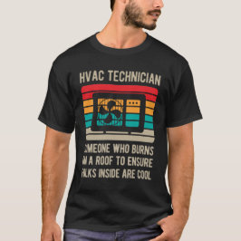 Hvacおもしろい技術者 Tシャツ