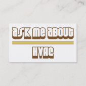 HVACについて私に尋ねて下さい 名刺 (裏面)