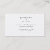 HVACのスローガンの名刺 名刺 (裏面)