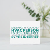 HVACの人材3% ポストカード (スタンド正面)