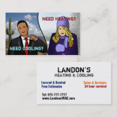 HVACの名刺 名刺 (正面/裏面)