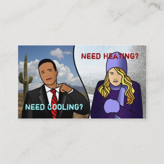 HVACの名刺 名刺 (正面)